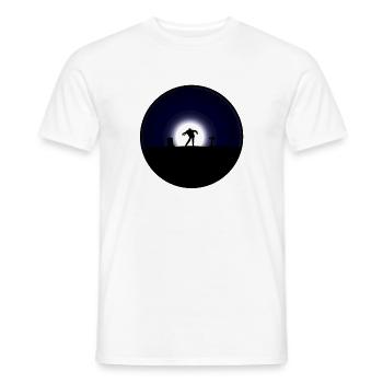 Observation de zombies à minuit - T-shirt homme - blanc - Devant - AI Model Male 178 dark (178cm)