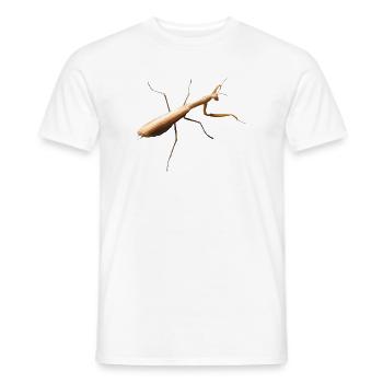 Gottesanbeterin - Männer T-Shirt - Weiß - Vorne - AI Model Male 178 dark (178cm)