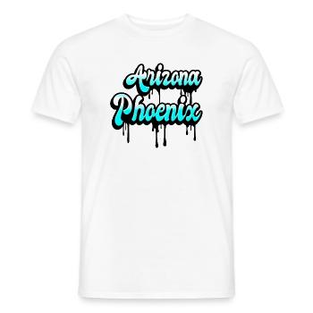 Phoenix Arizona Design - Männer T-Shirt - Weiß - Vorne - AI Model Male 178 dark (178cm)