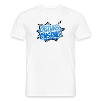 RetourMercredi - T-shirt homme - blanc - Devant - AI Model Male 178 dark (178cm)