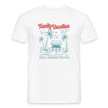Family Vacation Making Memories Together - Männer T-Shirt - Weiß - Vorne - AI Model Male 178 dark (178cm)