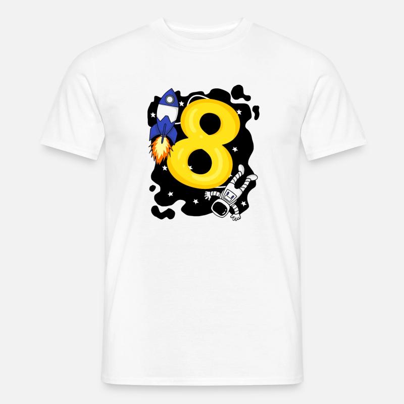 Junge 8 Jahre alt - Männer T-Shirt - Weiß