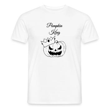 Roi citrouille - T-shirt homme - blanc - Devant - AI Model Male 178 dark (178cm)
