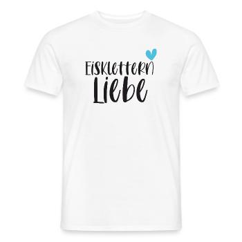 Eisklettern Klettern Wintersport Eis Geschenk - Männer T-Shirt - Weiß - Vorne - AI Model Male 178 dark (178cm)