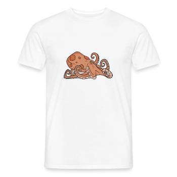 Oktopus Oktopusse - Männer T-Shirt - Weiß - Vorne - AI Model Male 178 dark (178cm)