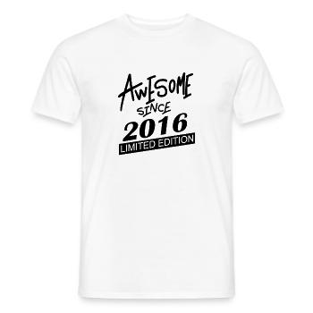 2016 - Millésime 2016 - T-shirt homme - blanc - Devant - AI Model Male 178 dark (178cm)