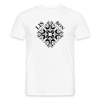 merry christmas kugeln xmas Weihnachten Farben - Männer T-Shirt - Weiß - Vorne - AI Model Male 178 dark (178cm)