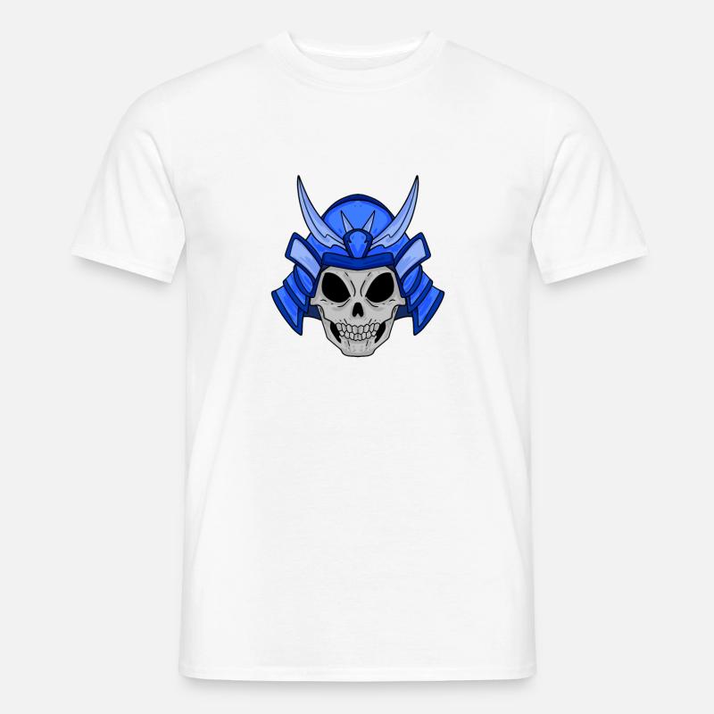 Samurai Skull - Men’s T-shirt - white