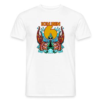 Kinder 6.Geburtstag ich bin 6 Jahre Junge Pirat - Männer T-Shirt - Weiß - Vorne - AI Model Male 178 dark (178cm)