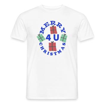 Vibrant Gifts Christmas Design - Men's T-Shirt - white - Front - AI Model Male 178 dark (178cm)