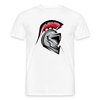 Gladiator Icon Casque Illustration Icône graphique - T-shirt homme - blanc - Devant - AI Model Male 178 dark (178cm)