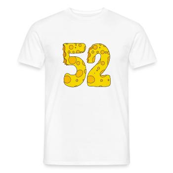 52 Jahre alt - 52. Geburtstag Geschenk - 1952 - Männer T-Shirt - Weiß - Vorne - AI Model Male 178 dark (178cm)