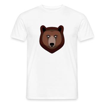 Bear - Men's T-Shirt - white - Front - AI Model Male 178 dark (178cm)