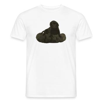 niedliche Tierbabys, Labrador welpe, outfits damen - Männer T-Shirt - Weiß - Vorne - AI Model Male 178 dark (178cm)