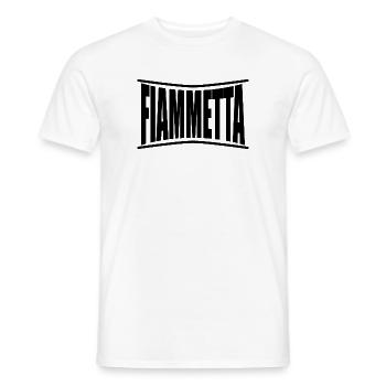 t-shirt Fiammetta t-shirt gift idea - Men's T-Shirt - white - Front - AI Model Male 178 dark (178cm)
