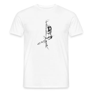 Pole Dance - Men's T-Shirt - white - Front - AI Model Male 178 dark (178cm)