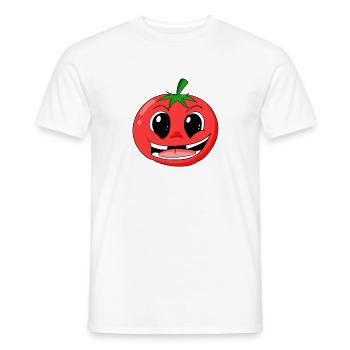 Tomate - T-shirt homme - blanc - Devant - AI Model Male 178 dark (178cm)