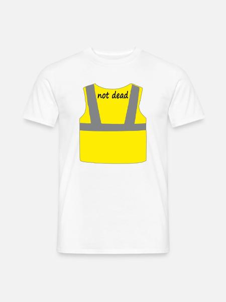 Yellow vest - Men's T-Shirt - white