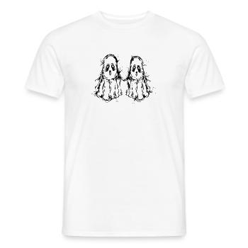 Fantômes Fantômes - T-shirt homme - blanc - Devant - AI Model Male 178 dark (178cm)