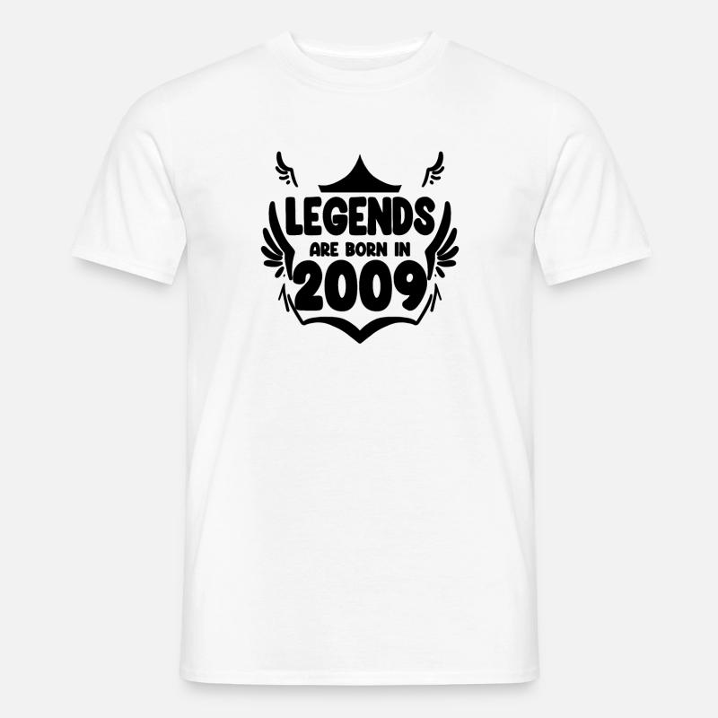 2009 - Männer T-Shirt - Weiß