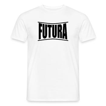 t-shirt Futura t-shirt gift idea - Men's T-Shirt - white - Front - AI Model Male 178 dark (178cm)