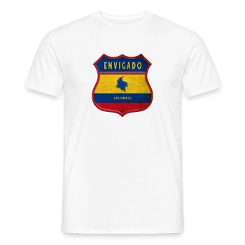 Design des armoiries d'Envigado Colombia - T-shirt homme - blanc - Devant - AI Model Male 178 dark (178cm)