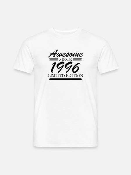 1996 - Jahrgang 1996 - Fantastisch seit 1996 - Männer T-Shirt - Weiß