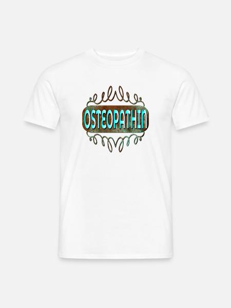 OSTEOPATHIE THERAPEUTIN - BERUF OSTEOPATHIN - Männer T-Shirt - Weiß