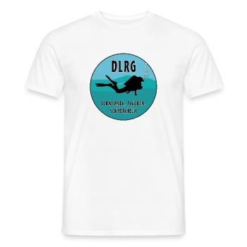 DLRG - Männer T-Shirt - Weiß - Vorne - AI Model Male 178 dark (178cm)