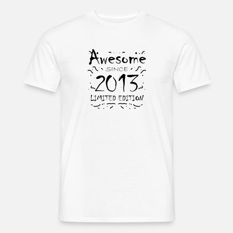 2013 - Männer T-Shirt - Weiß