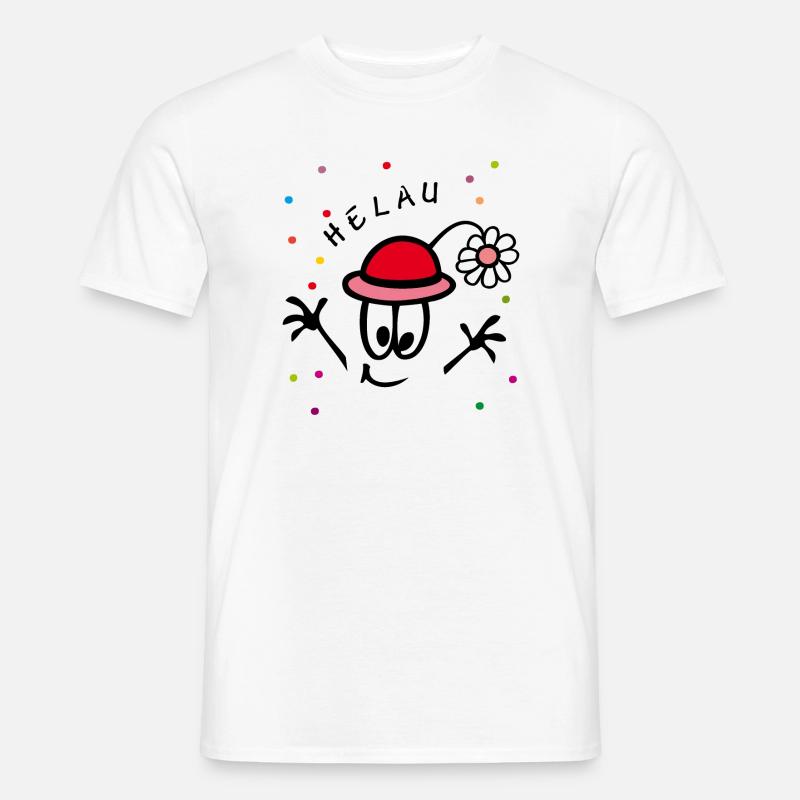 Karneval, Fasching, Comic - Männer T-Shirt - Weiß