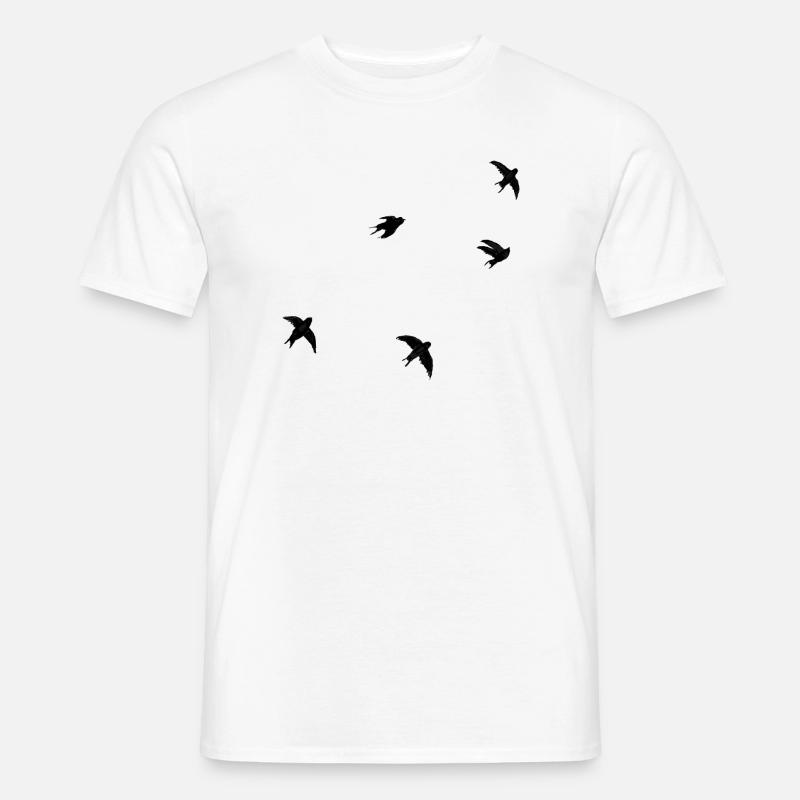 Mauersegler - Männer T-Shirt - Weiß