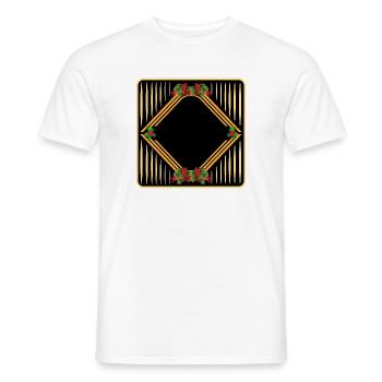 CONCEVEZ VOTRE PROPRE NOËL - T-shirt homme - blanc - Devant - AI Model Male 178 dark (178cm)
