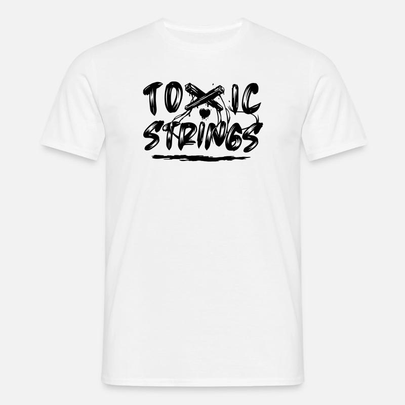Toxic Strings - Men's T-Shirt - white