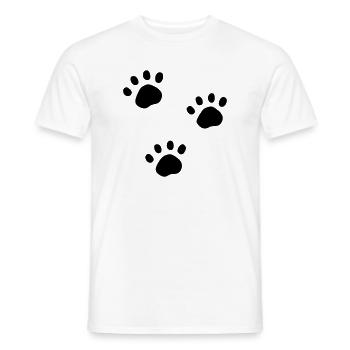 Traces - Men's T-Shirt - white - Front - AI Model Male 178 dark (178cm)