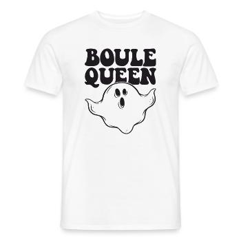 Boule Queen Königin Outfit für Boulespieler zum - Männer T-Shirt - Weiß - Vorne - AI Model Male 178 dark (178cm)