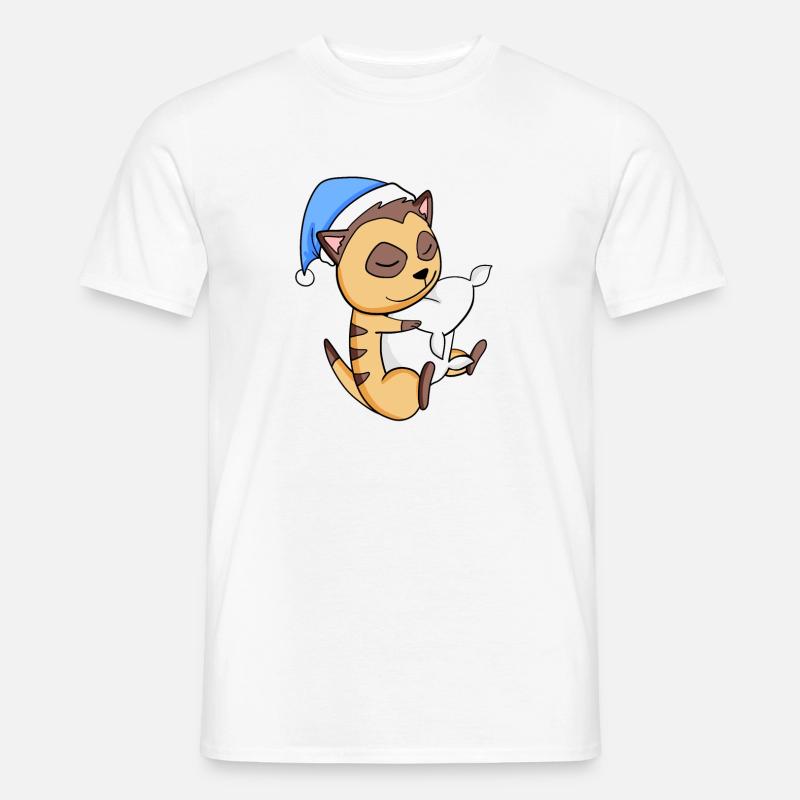 Erdmännchen - Männer T-Shirt - Weiß