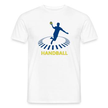 Handball - T-shirt homme - blanc - Devant - AI Model Male 178 dark (178cm)
