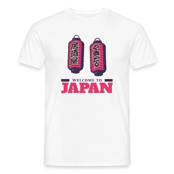 Willkommen in Japan - Männer T-Shirt - Weiß - Vorne - AI Model Male 178 dark (178cm)