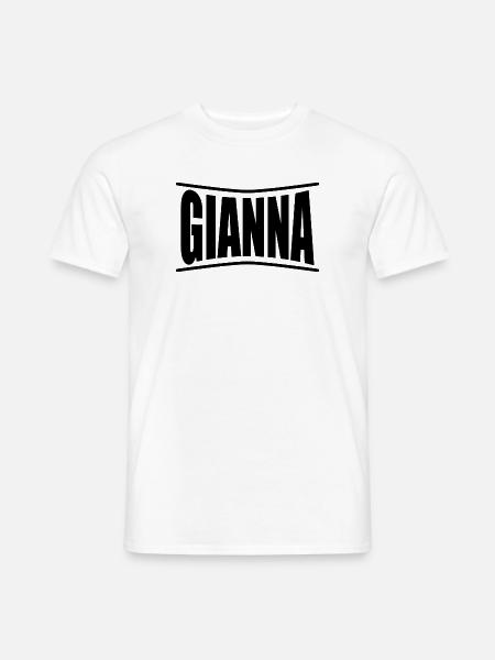 T-Shirt Gianna T-Shirt Geschenkidee - Männer T-Shirt - Weiß