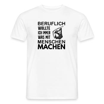 Sensenmann lustiger Spruch Lustig Humor - Männer T-Shirt - Weiß - Vorne - AI Model Male 178 dark (178cm)