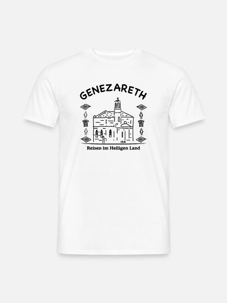 See Genezareth, Tabhga, Primatskirche, Israel - Männer T-Shirt - Weiß