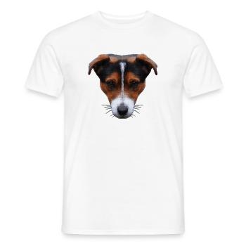 kleidung frauen, Jack russel terrier Kopf - Männer T-Shirt - Weiß - Vorne - AI Model Male 178 dark (178cm)