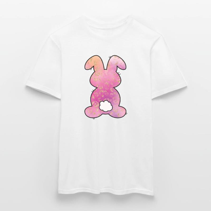 Leopard Pattern Rabbit Easter Men’s T-shirt