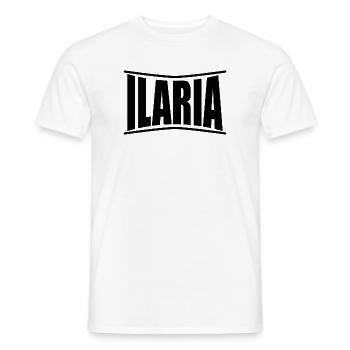 t-shirt Ilaria t-shirt idée cadeau - T-shirt homme - blanc - Devant - AI Model Male 178 dark (178cm)