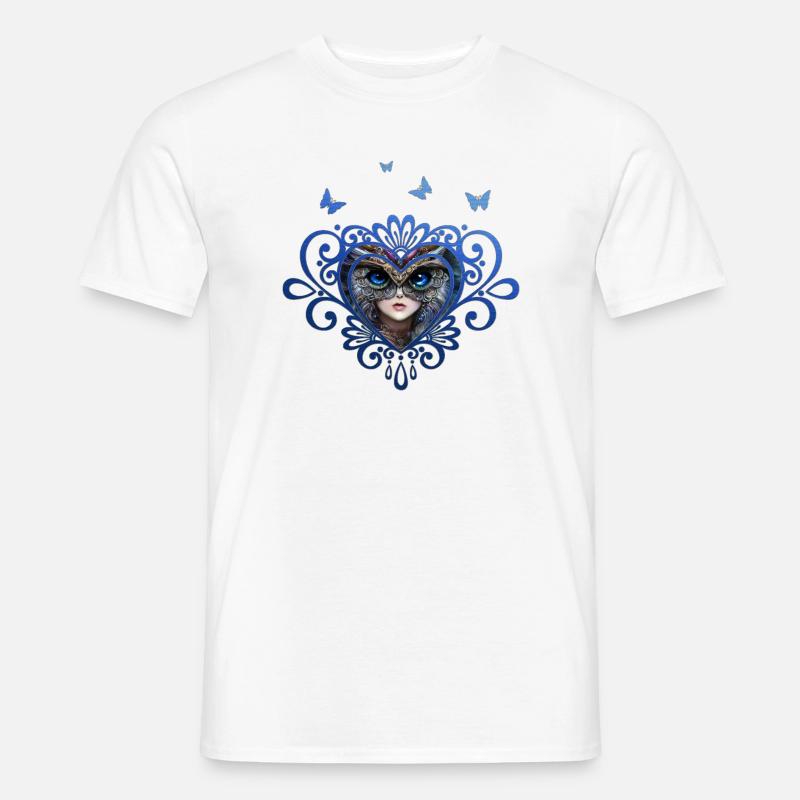 Eulenmädchen der Waldverteidiger - Männer T-Shirt - Weiß