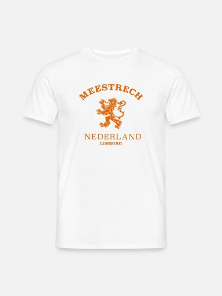 MEESTRECH Nederland Niederlande Netherlands - Männer T-Shirt - Weiß