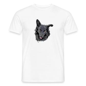 Mudi - T-shirt homme - blanc - Devant - AI Model Male 178 dark (178cm)