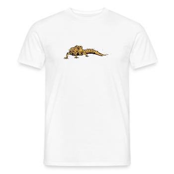 Øgle - Mænd T-shirt - hvid - Foran - AI Model Male 178 dark (178cm)