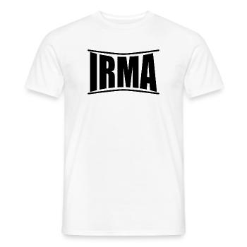 T-Shirt Irma T-Shirt Idee reaglo - Männer T-Shirt - Weiß - Vorne - AI Model Male 178 dark (178cm)
